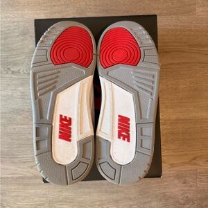 Air Jordan 3 Retro White/Red-Black